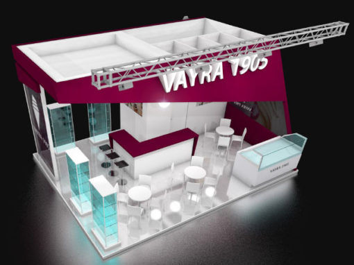 Ipotesi progettuale stand Vayra 1905 – Sigep